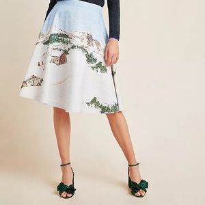 ANTHROPOLOGIE Corey Lynn Calter Wonderland Skirt